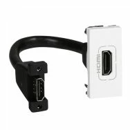 Cable Ducts HDMI Socket Modular With 15 Cm Cord Mosaic Legrand 078778
