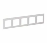 Switches And Sockets 5-gang Frame White Valena Life Legrand 754005 (white)