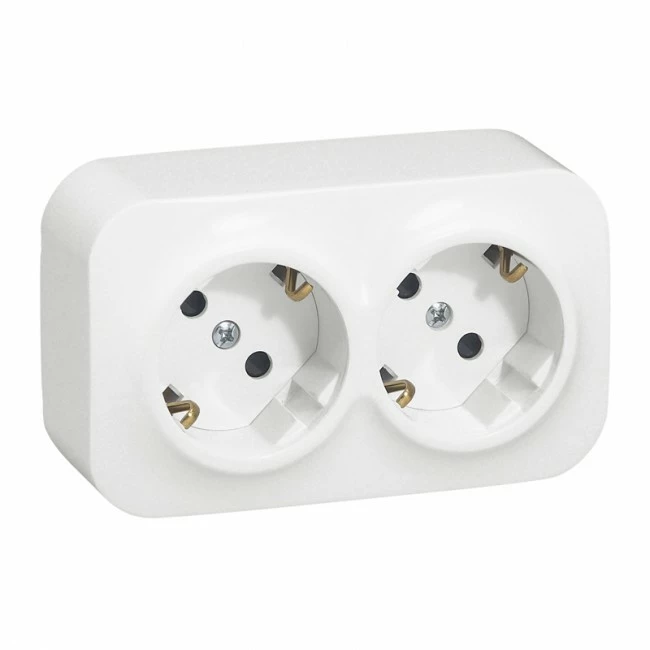 Switches And Sockets Surface 2 X Socket With Earthing Forix Legrand 782413 3 Switches And Sockets Surface 2 X Socket With Earthing Forix Legrand 782413